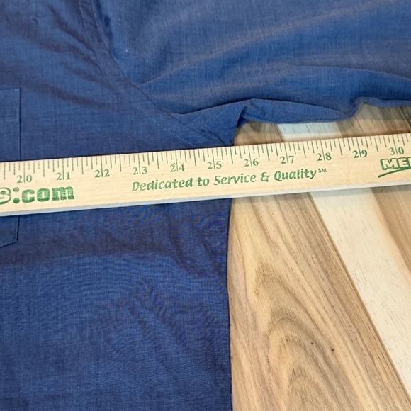 Hawker Rye Essential Wash Long Sleeve Button Down Shirt Navy XXL Men's - Picture 7 of 9